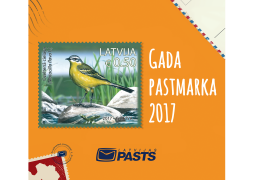Latvijas Pasta un ziņu portāla Delfi aptaujā par gada skaistāko pastmarku atzīta Dzeltenā cielava